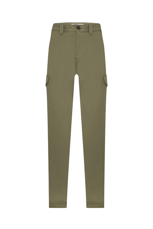  Erkek Haki Tapered Fit Cepli Pantolon