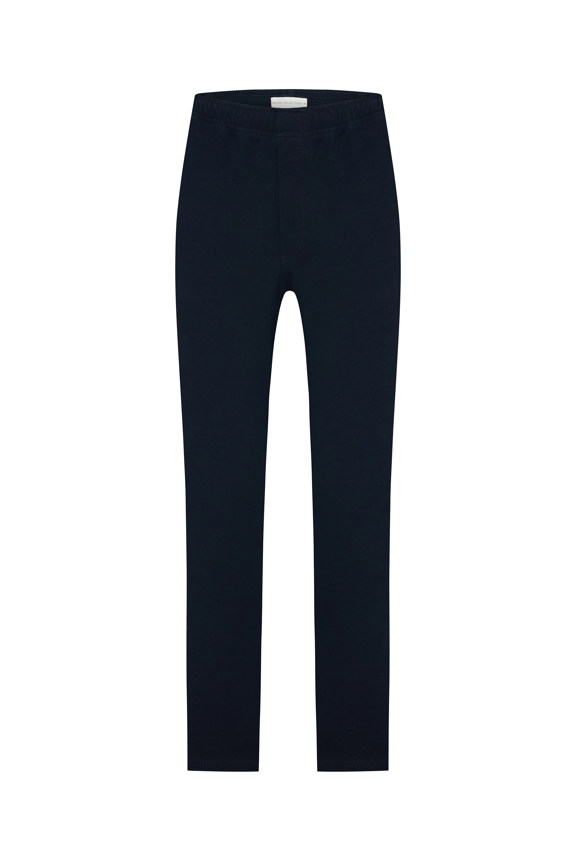 Erkek Lacivert Straight Fit Beli Lastikli Pantolon