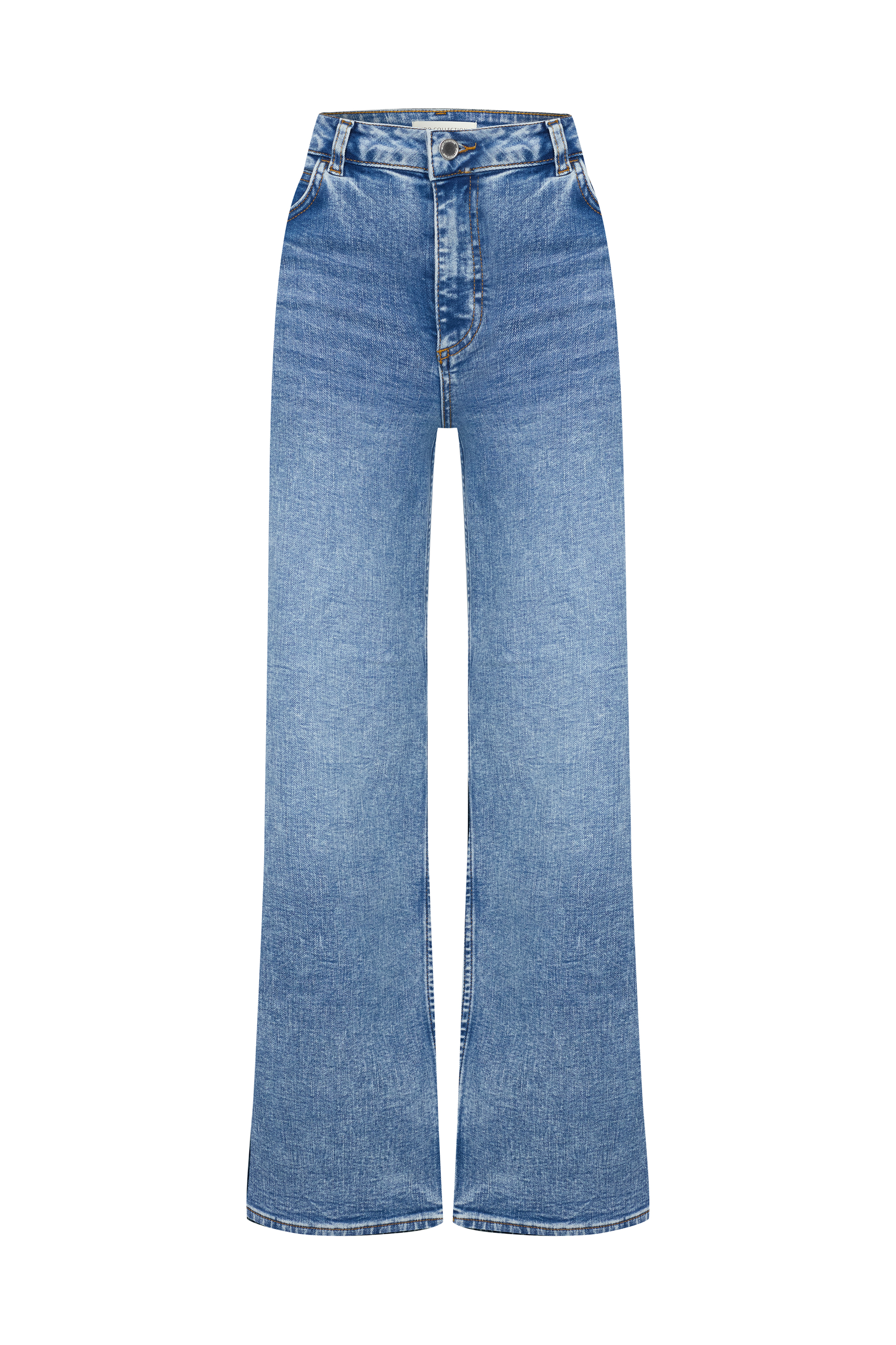 WIDE LEG ESKİTMELİ JEAN PANTOLON