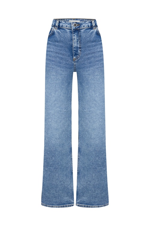  WIDE LEG ESKİTMELİ JEAN PANTOLON