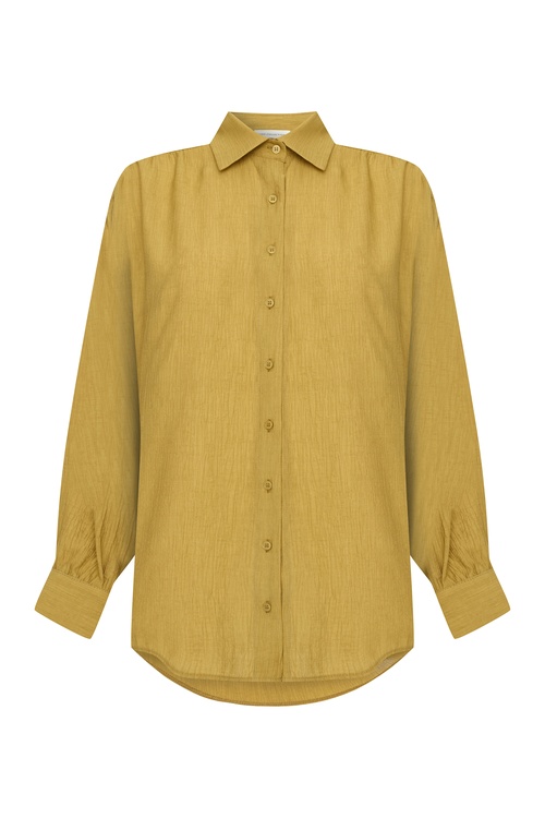  OVERSIZE DOKULU CASUAL GÖMLEK