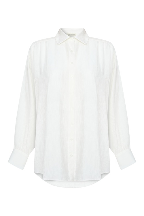  OVERSIZE DOKULU CASUAL GÖMLEK