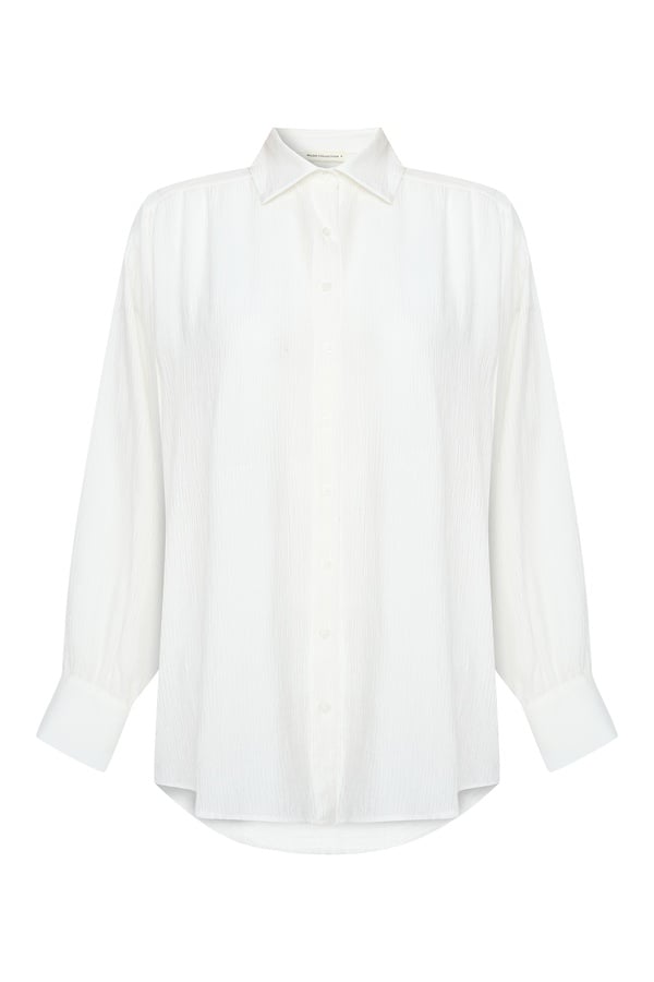 OVERSIZE DOKULU CASUAL GÖMLEK