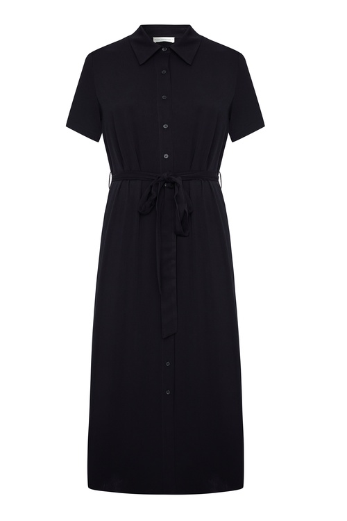  UZUN GÖMLEK YAKA KLOŞ ELBİSE