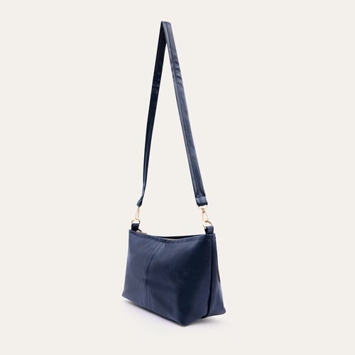  KIRIŞIK DERİ GÖRÜNÜMLÜ OMUZ ÇANTASI