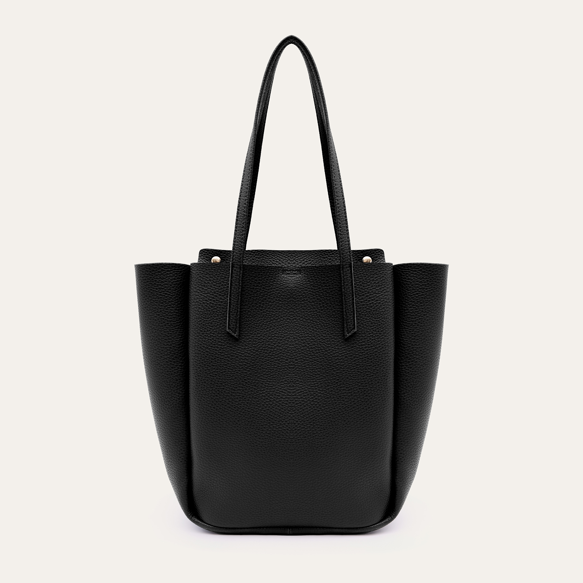 DERİ GÖRÜNÜMLÜ SHOPPER EL ÇANTASI