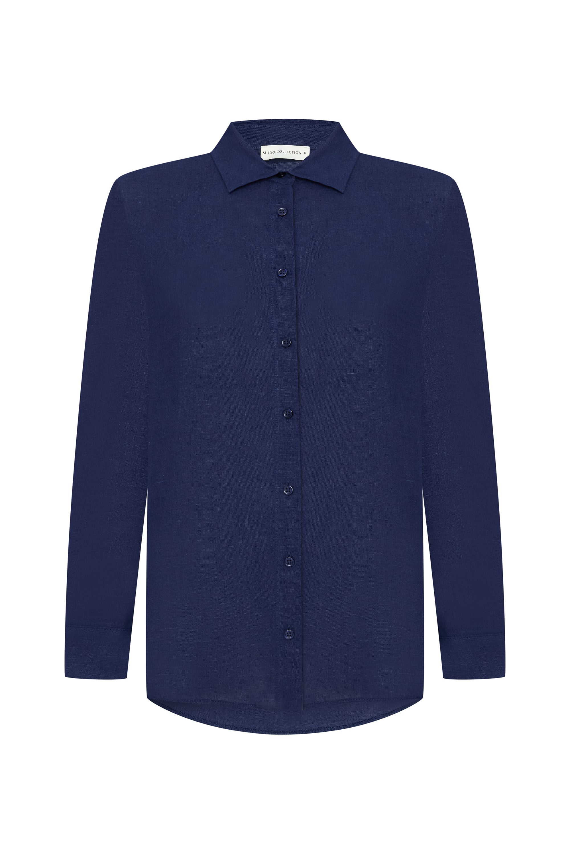 REGULAR FIT UZUN KOLLU KETEN GÖMLEK