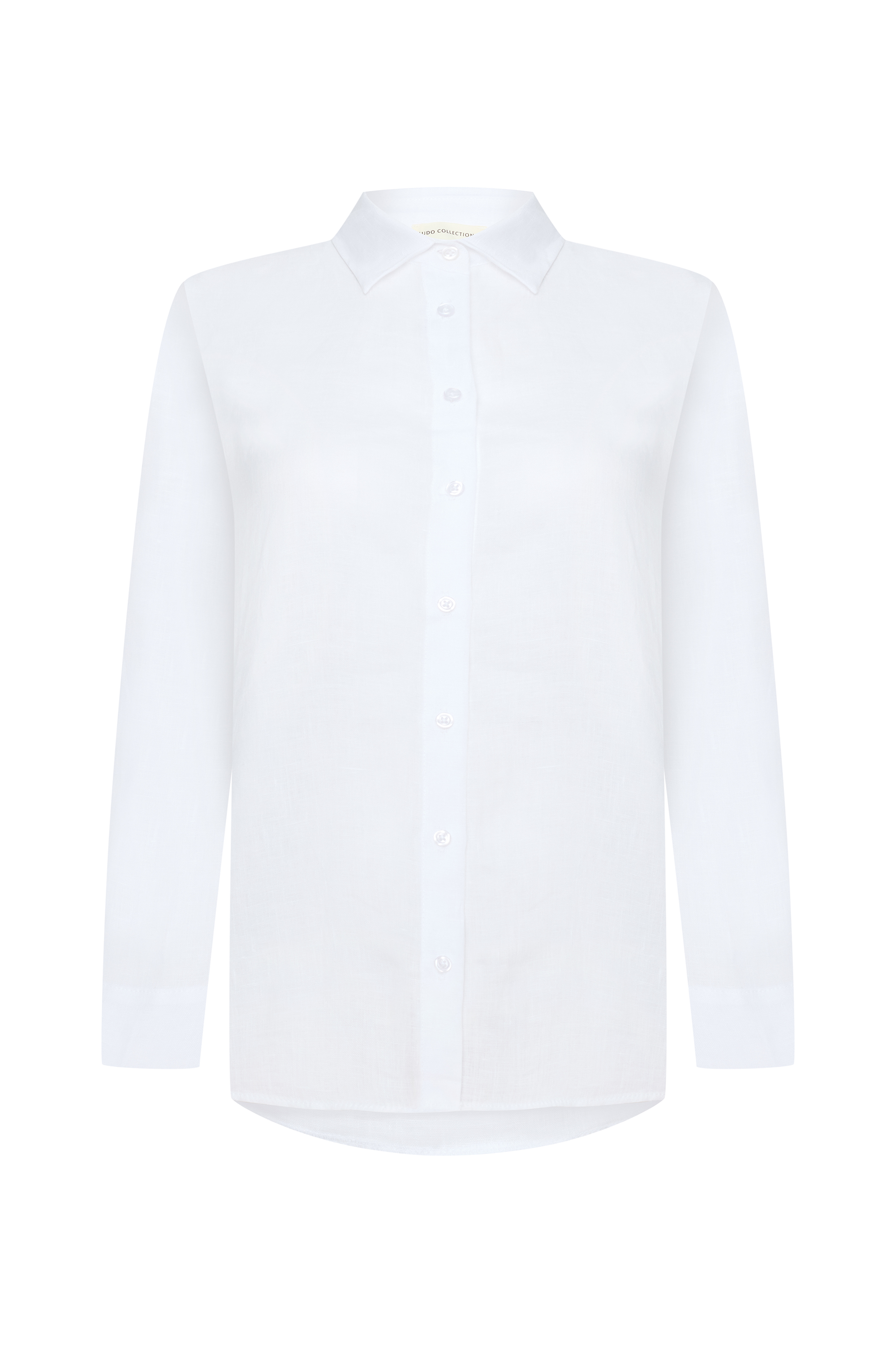 REGULAR FIT UZUN KOLLU KETEN GÖMLEK