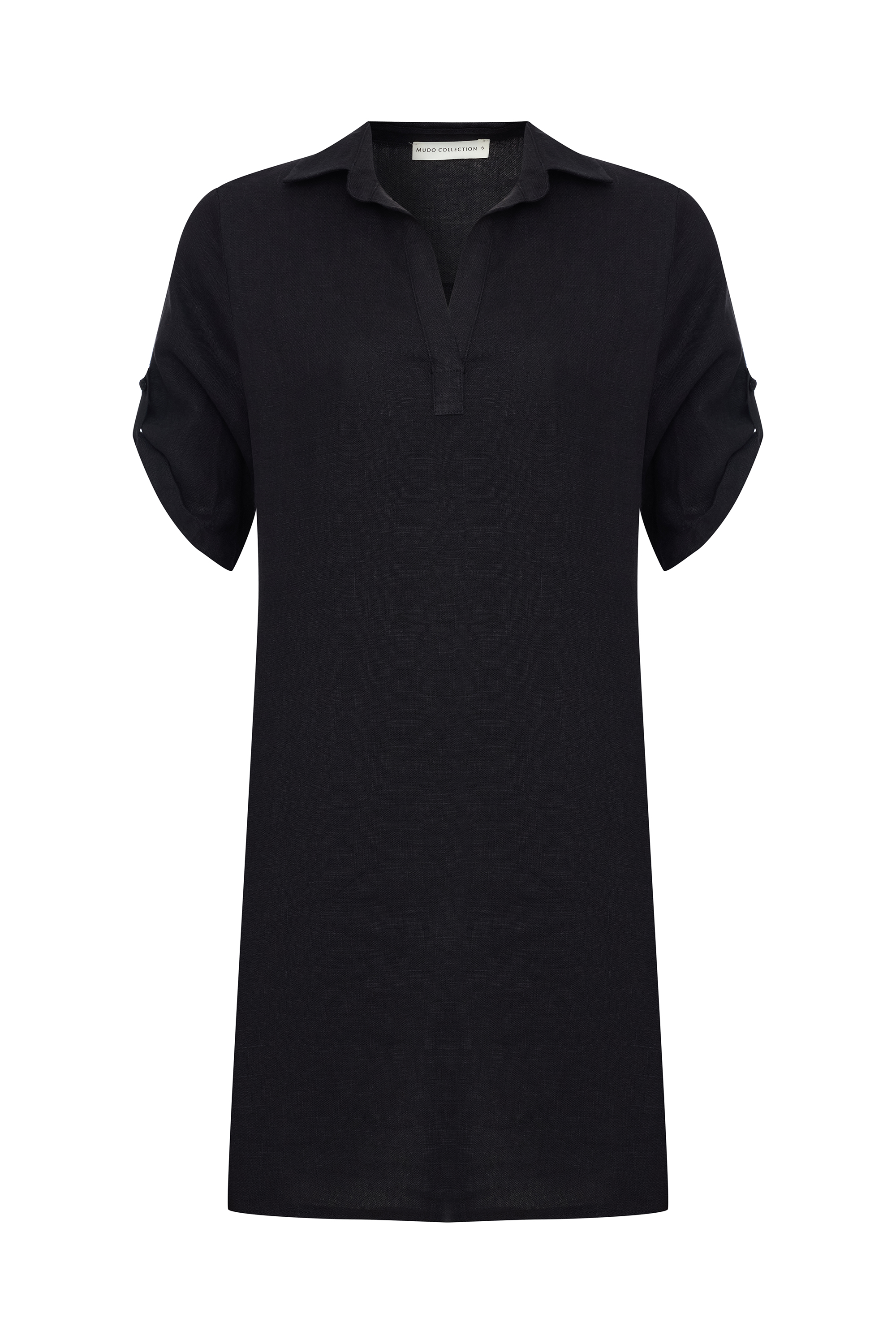 A FORM GÖMLEK YAKA MİNİ ELBİSE