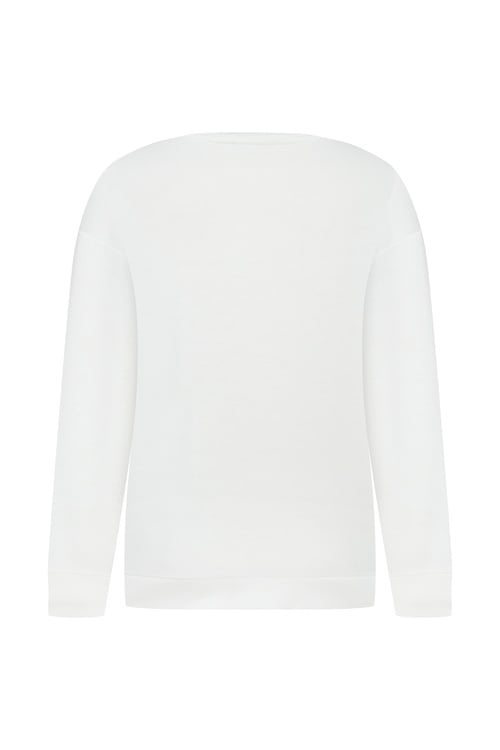  BASKILI BİSİKLET YAKA SWEATSHIRT