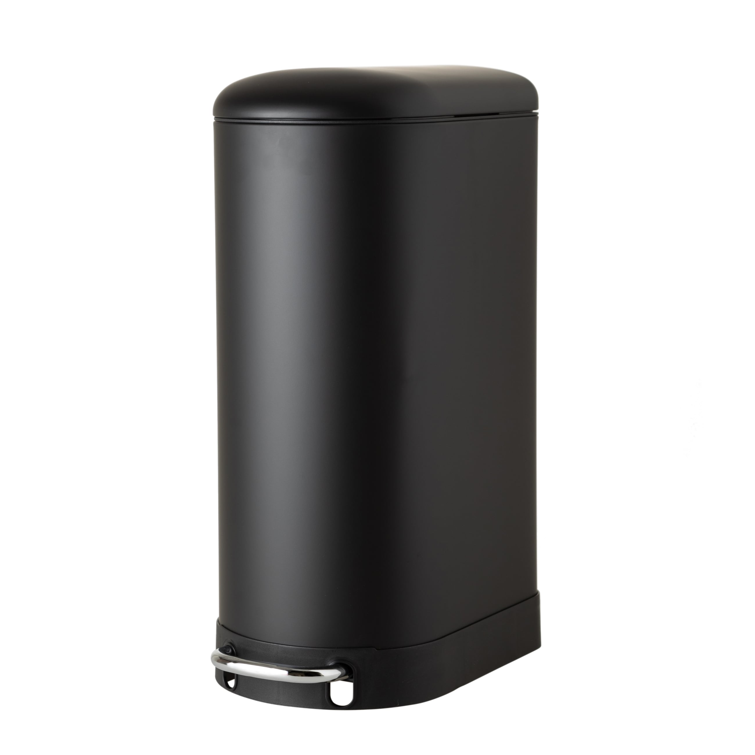 5FIVE BOHO İNCE PEDALLI ÇÖP KOVASI SİYAH 30 LT