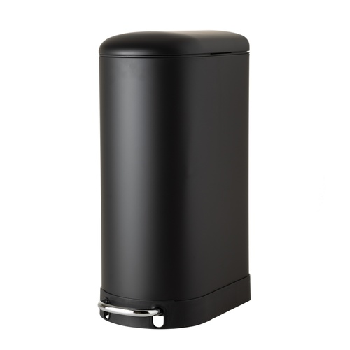  5FIVE BOHO İNCE PEDALLI ÇÖP KOVASI SİYAH 30 LT