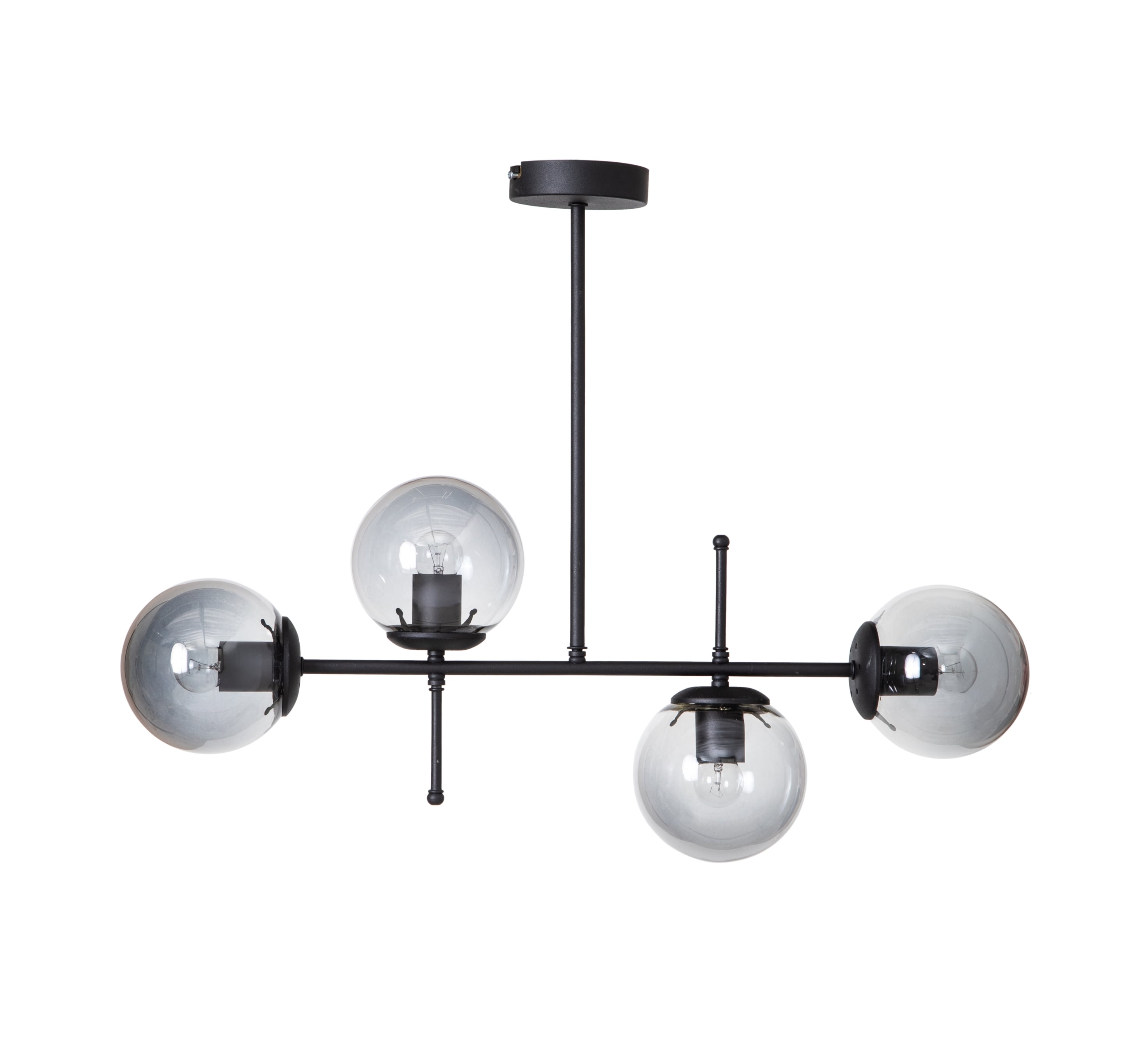 VALDEZ 4'LÜ TAVAN LAMBASI SİYAH