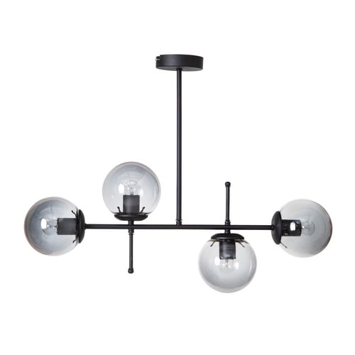 VALDEZ 4'LÜ TAVAN LAMBASI SİYAH