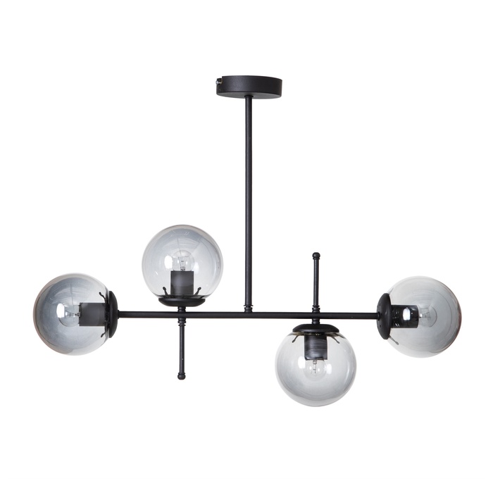 VALDEZ 4'LÜ TAVAN LAMBASI SİYAH