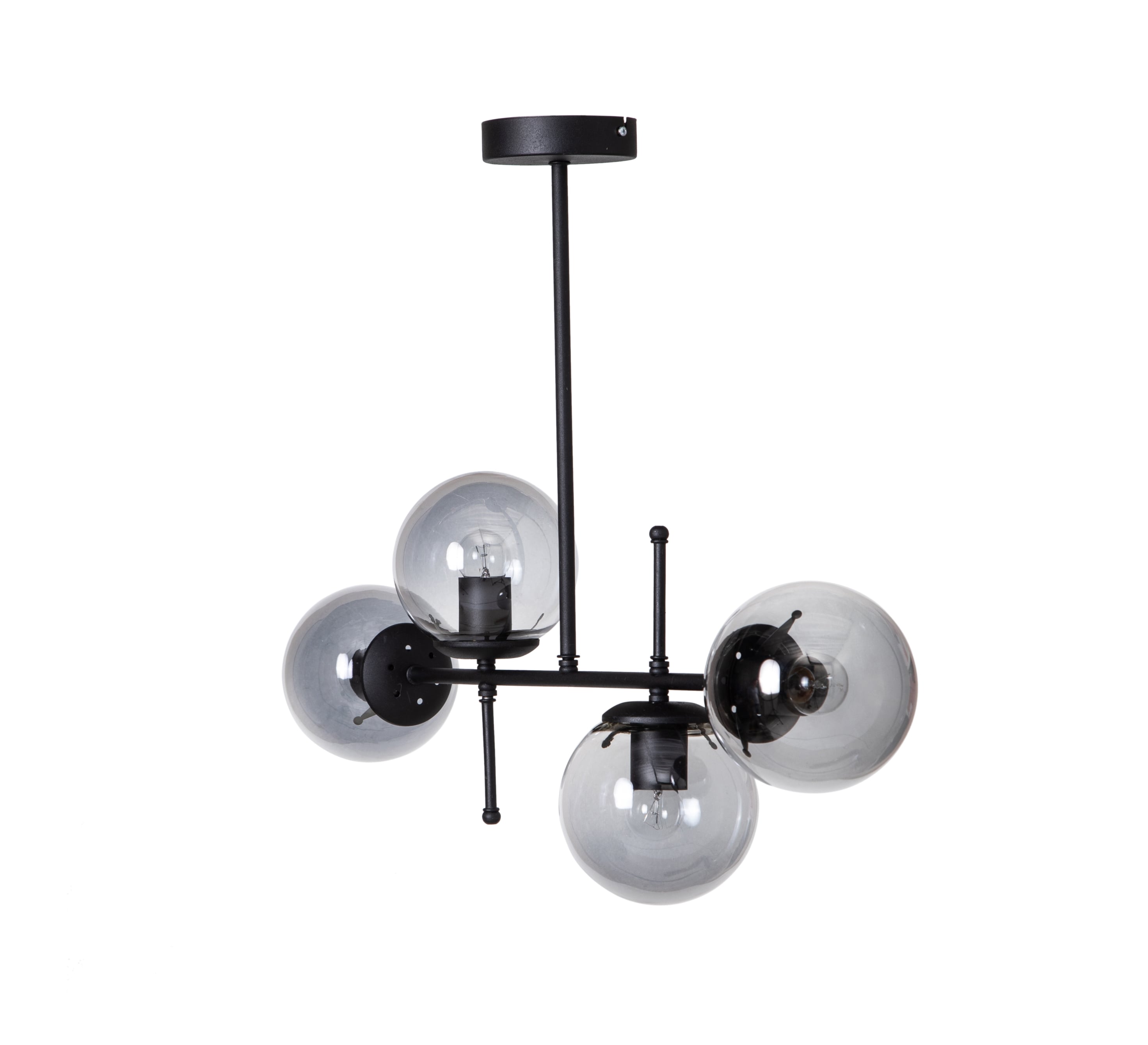 VALDEZ 4'LÜ TAVAN LAMBASI SİYAH