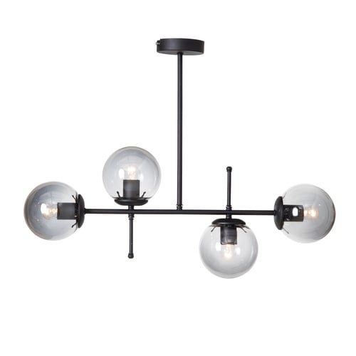 VALDEZ 4'LÜ TAVAN LAMBASI SİYAH