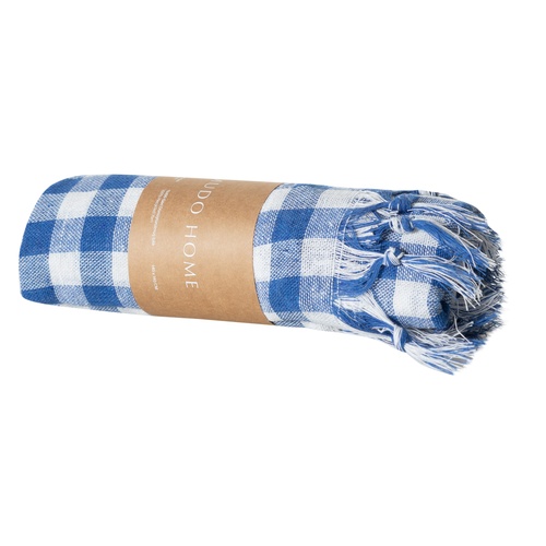  EDGAR MAVİ ÇOK AMAÇLI ÖRTÜ 140X140 CM