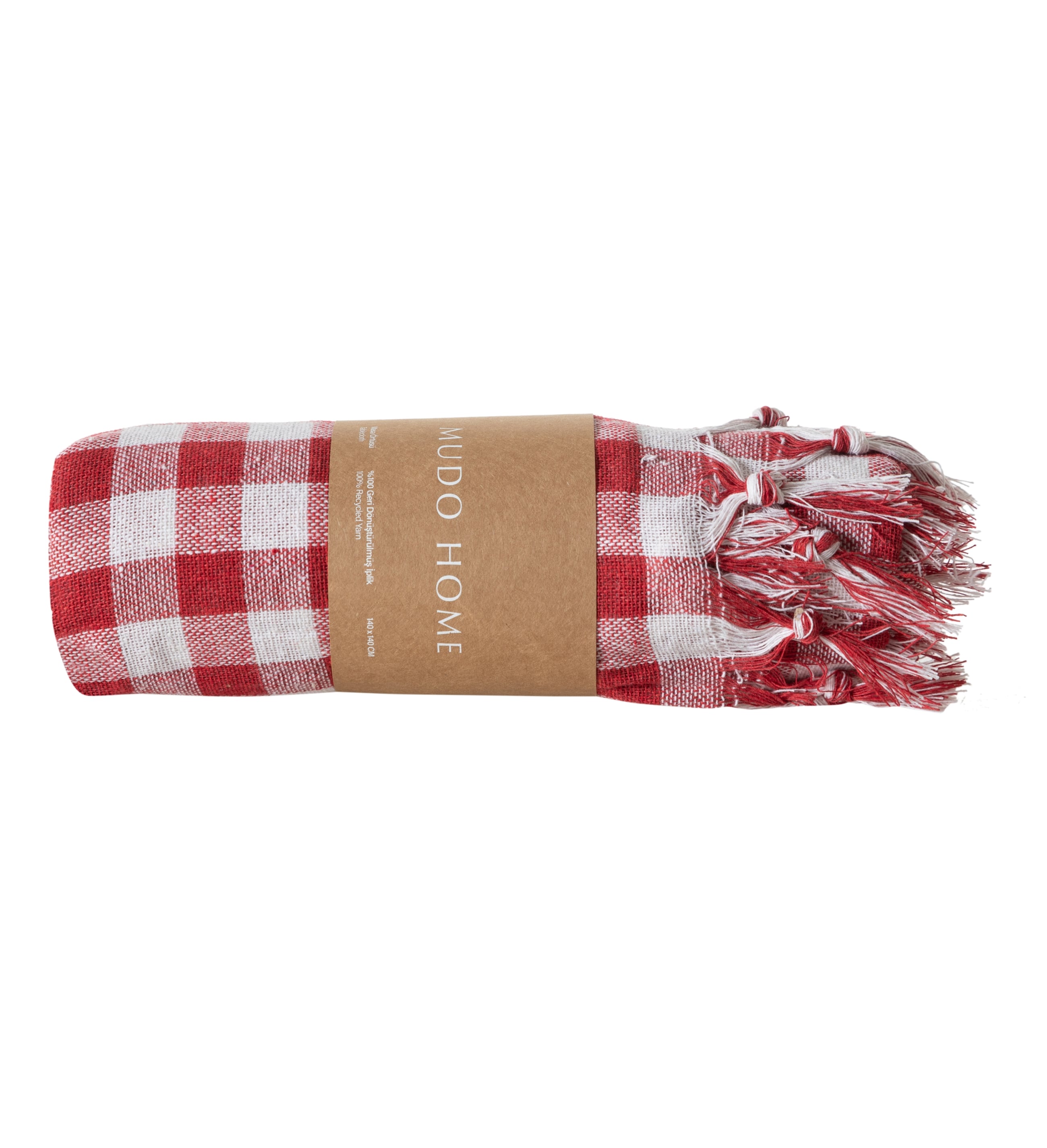 EDGAR KIRMIZI ÇOK AMAÇLI ÖRTÜ 140X140 CM