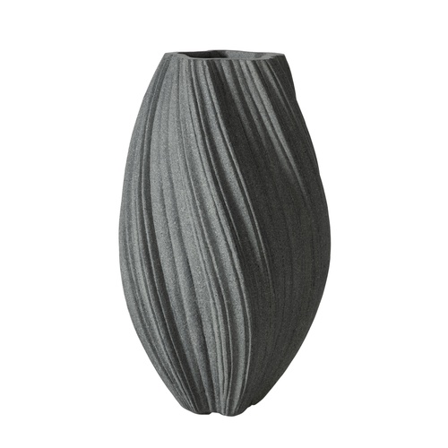  SPIRAL VAZO GRİ 30X52CM