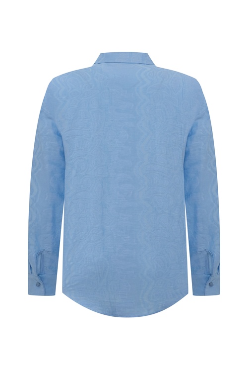  DOKULU UZUN KOLLU GÖMLEK