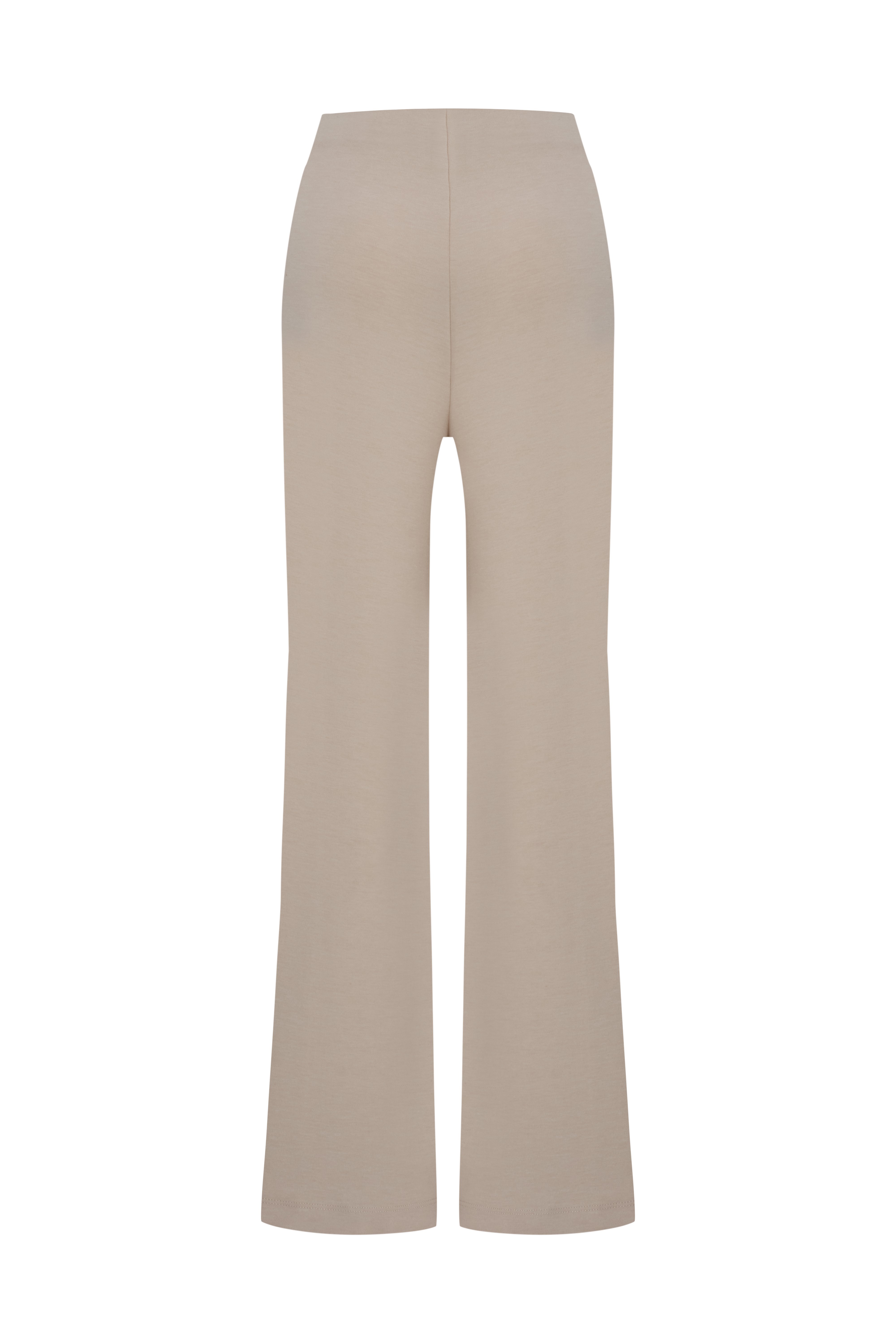 NERVÜR DİKİŞLİ WIDE LEG ÖRME PANTOLON