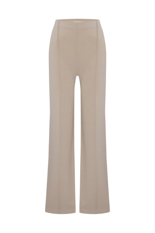  NERVÜR DİKİŞLİ WIDE LEG ÖRME PANTOLON