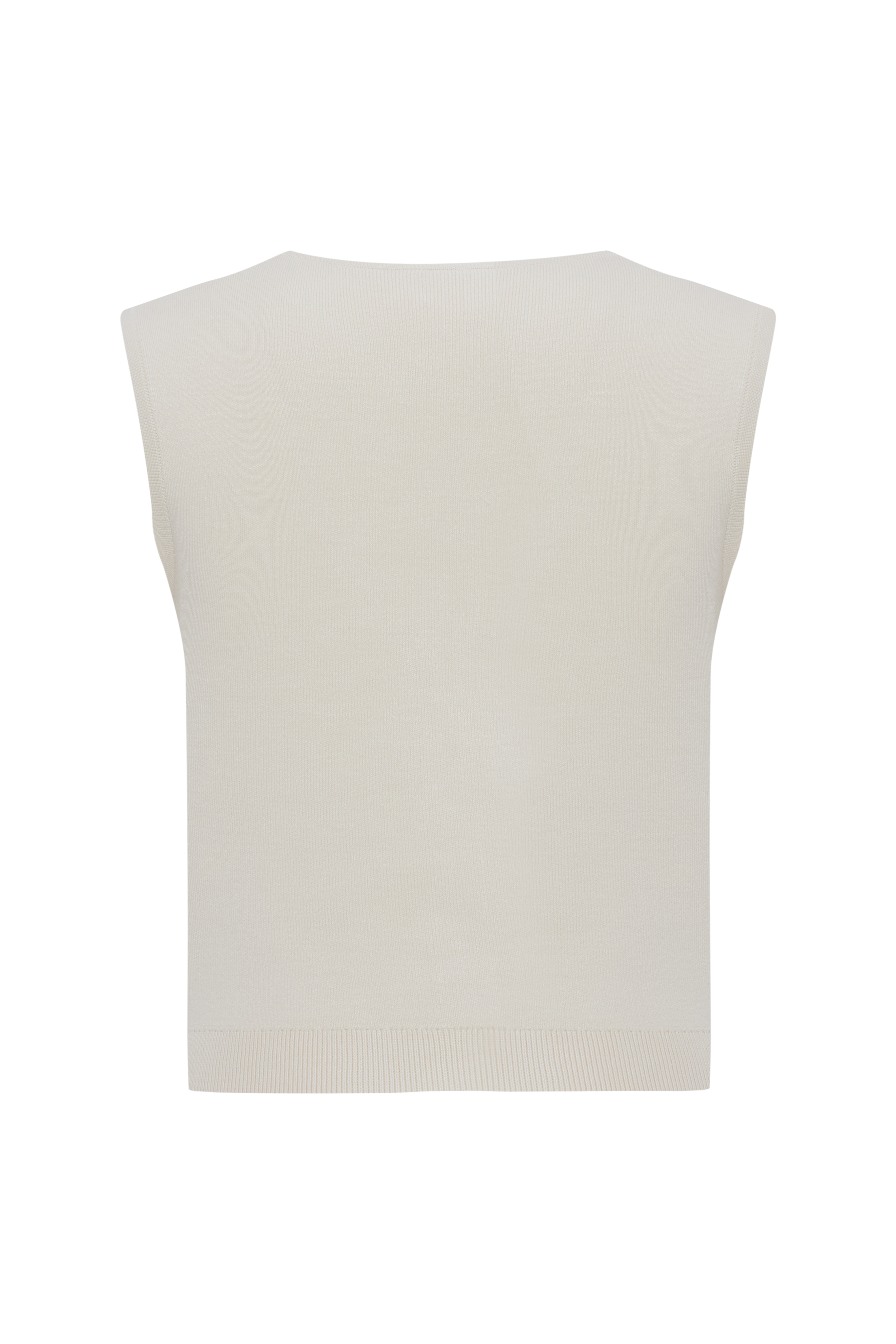 V YAKA DÜĞMELİ TRİKO YELEK