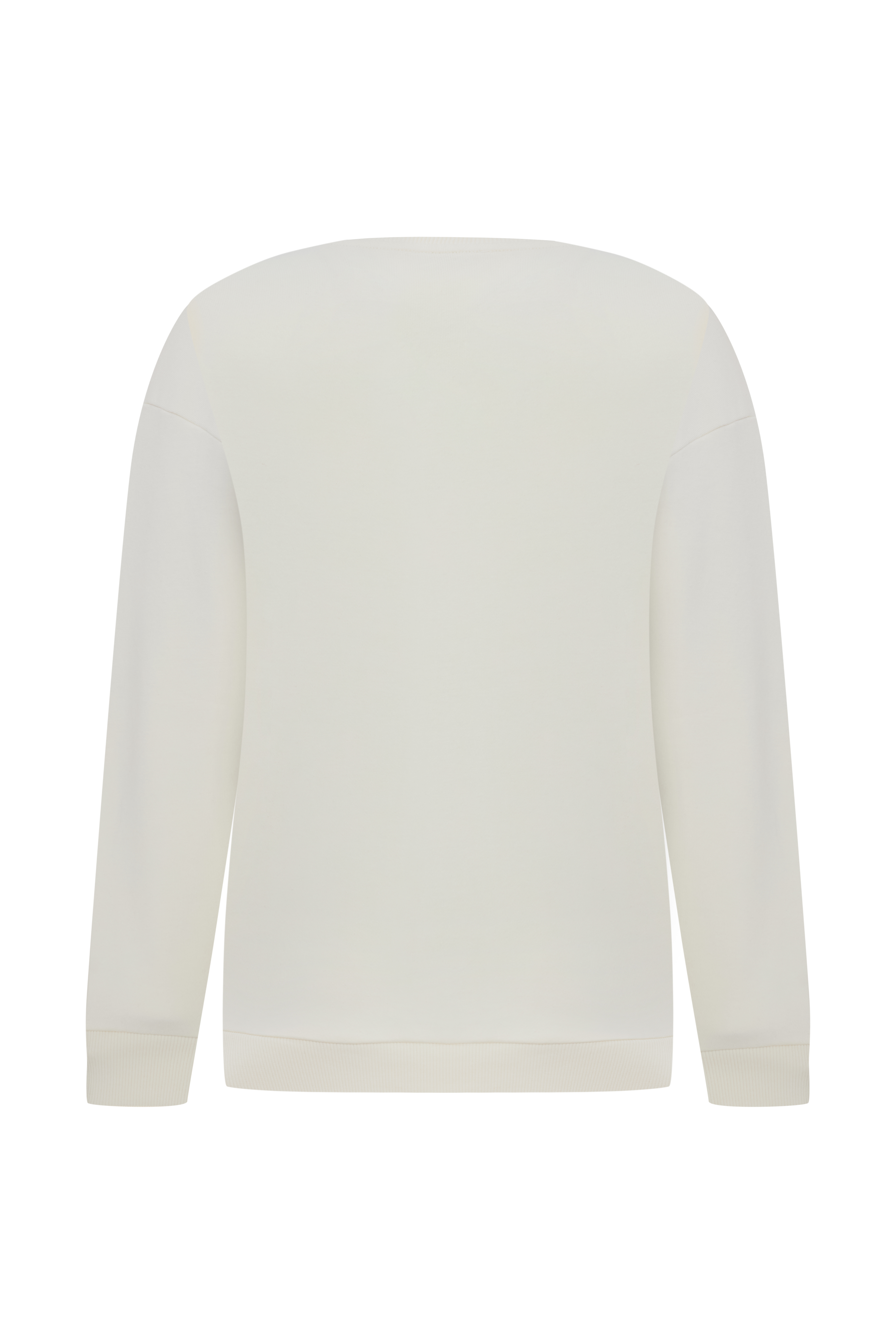 BİSİKLET YAKA NAKIŞLI OVERSIZE SWEATSHIRT