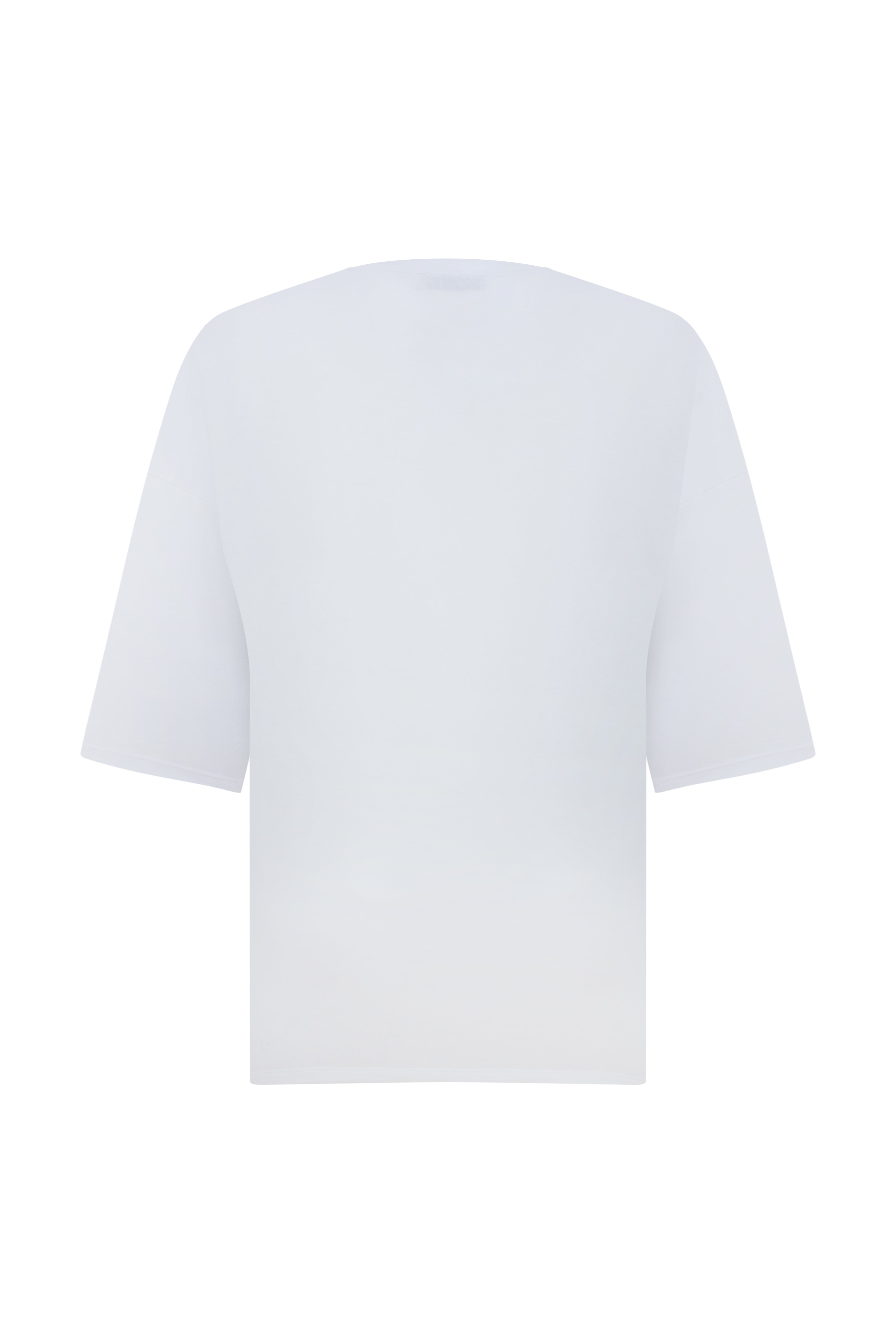 BİSİKLET YAKA LOOSE FIT T-SHIRT