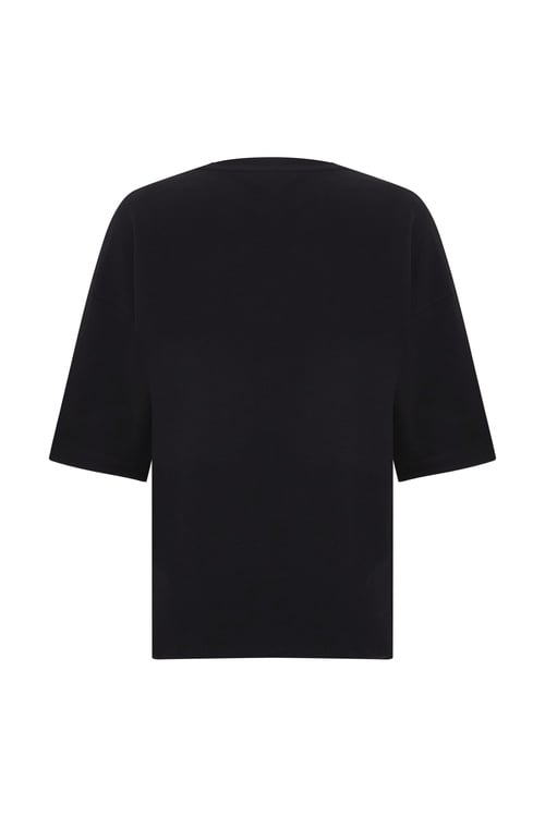  BİSİKLET YAKA LOOSE FIT T-SHIRT