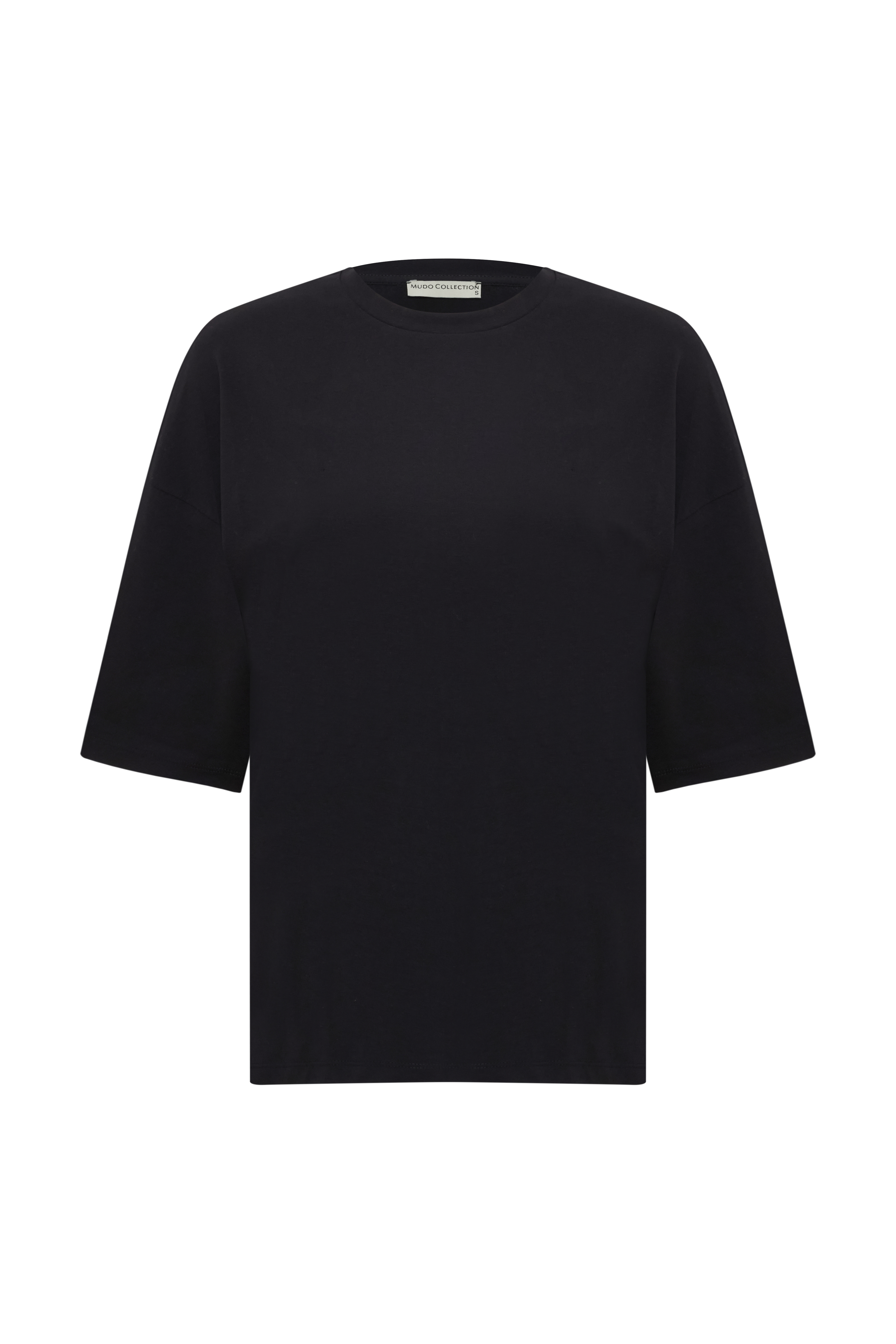 BİSİKLET YAKA LOOSE FIT T-SHIRT