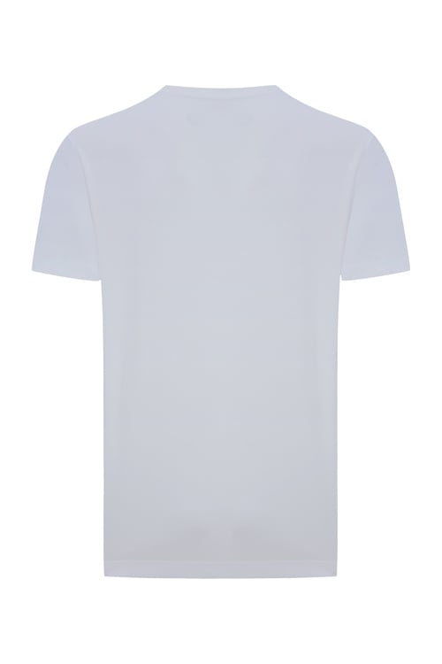  COMFORT FIT BİSİKLET YAKA KISA KOLLU T-SHIRT