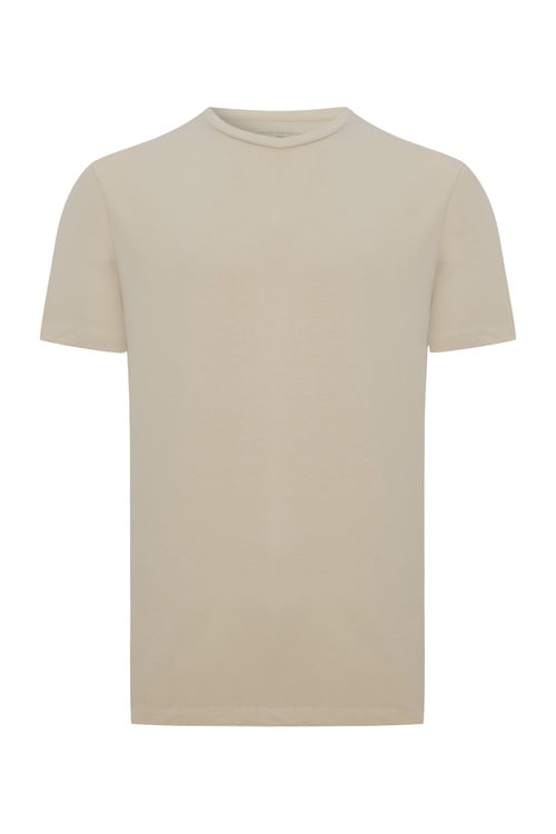  BİSİKLET YAKA KISA KOLLU T-SHIRT