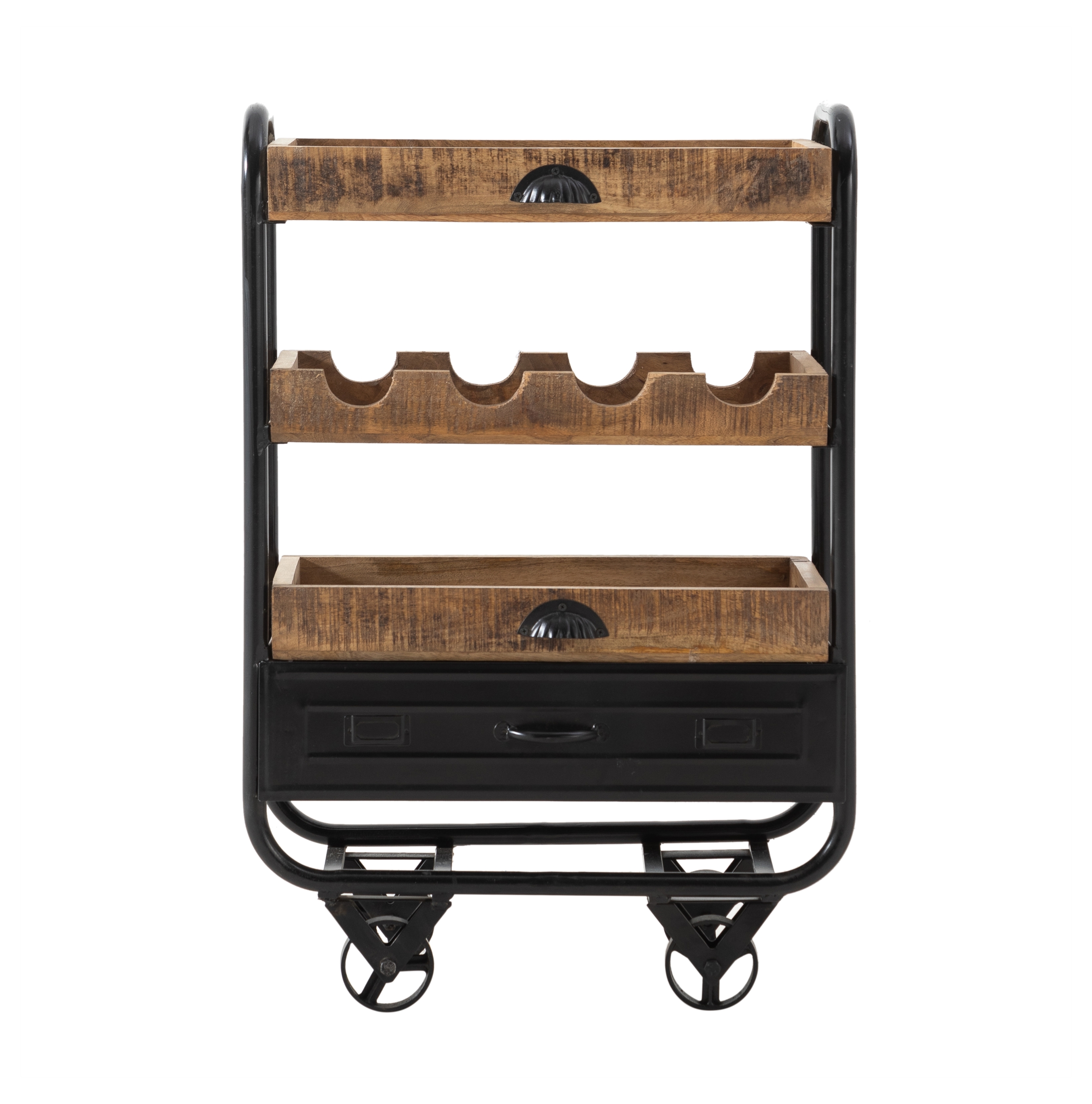 PATRICK MASİF AHŞAP SERVİS ARABASI