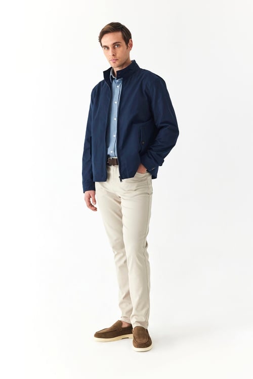  DİK YAKA FERMUARLI MONT CEKET