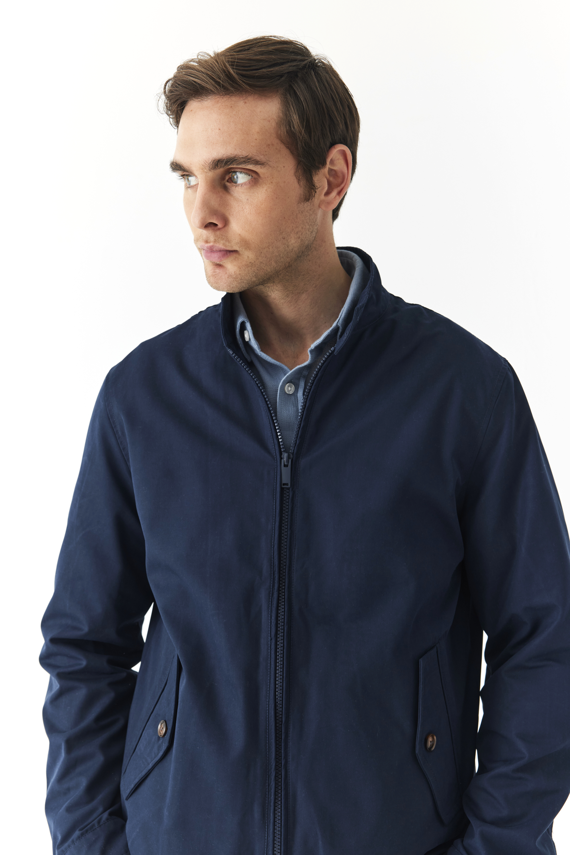 DİK YAKA FERMUARLI MONT CEKET