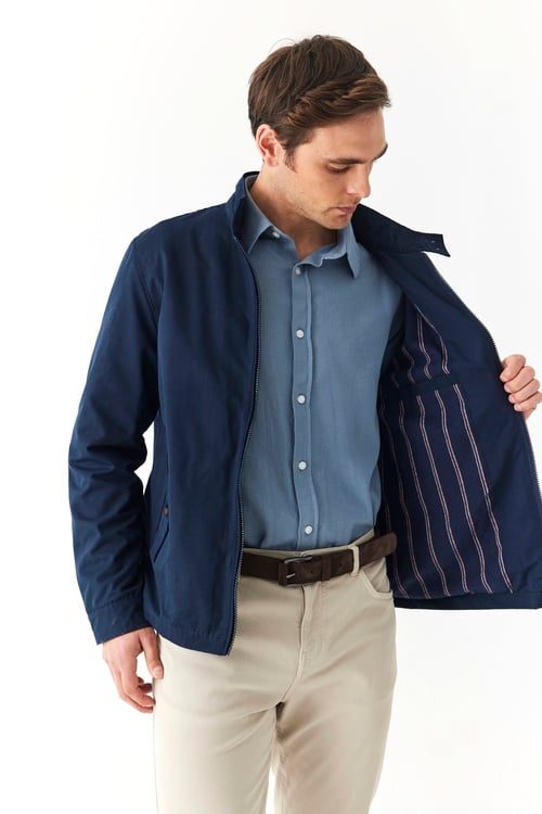  DİK YAKA FERMUARLI MONT CEKET