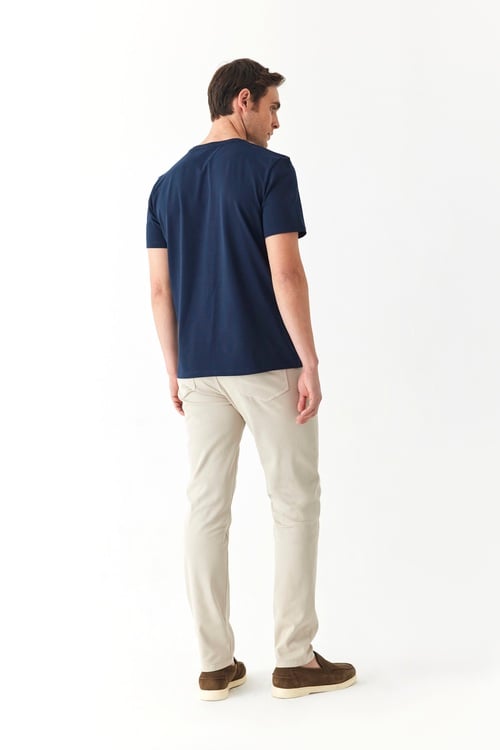 SLIM STRAIGHT FIT PANTOLON