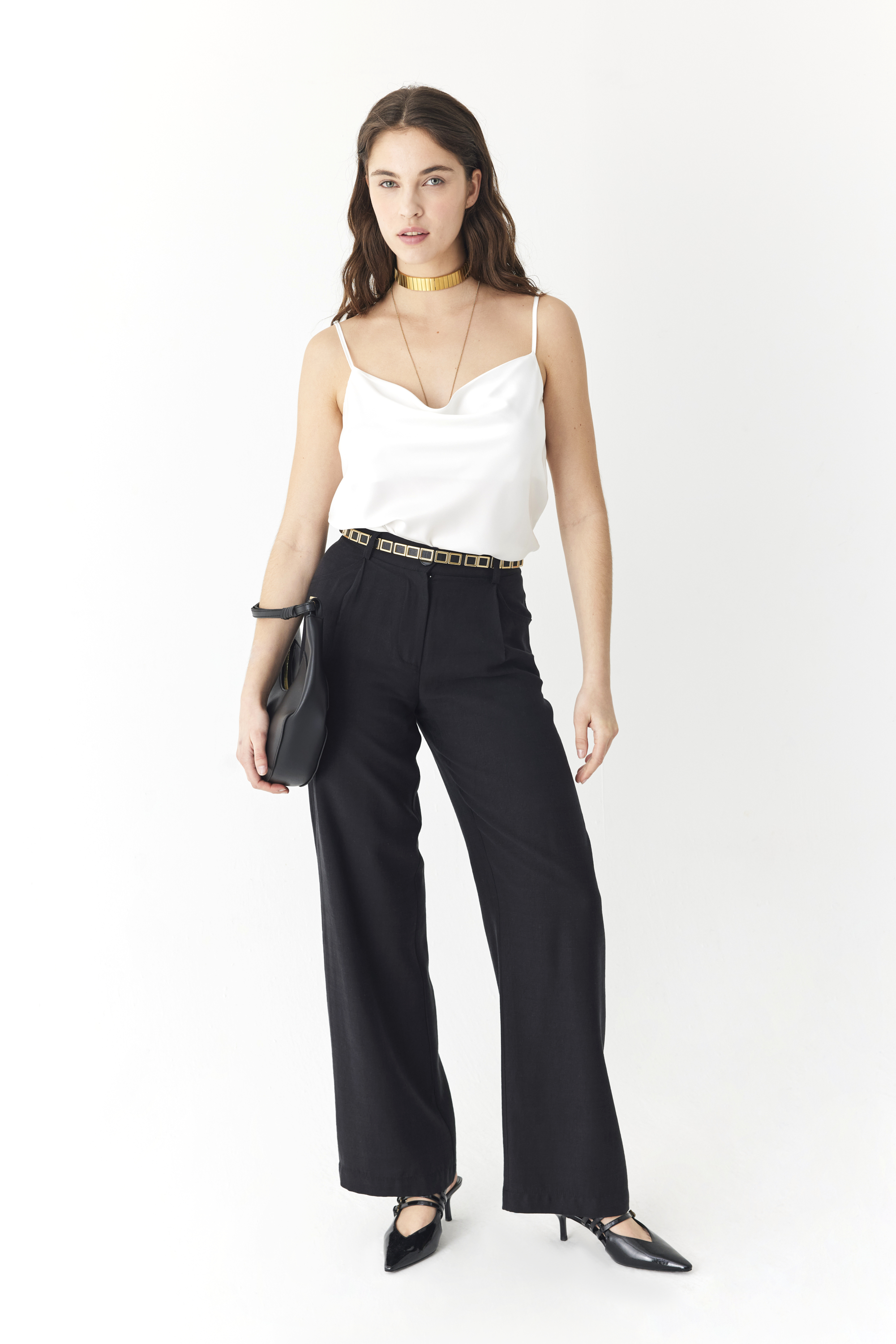 WIDE LEG DİKİŞ DETAYLI PANTOLON