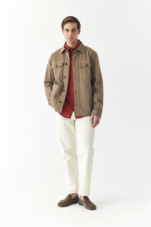  ÇOK CEPLİ DÜĞMELİ CASUAL CEKET