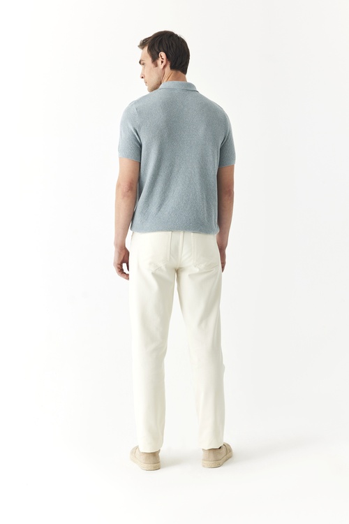  FERMUARLI POLO YAKA KISA KOLLU KAZAK