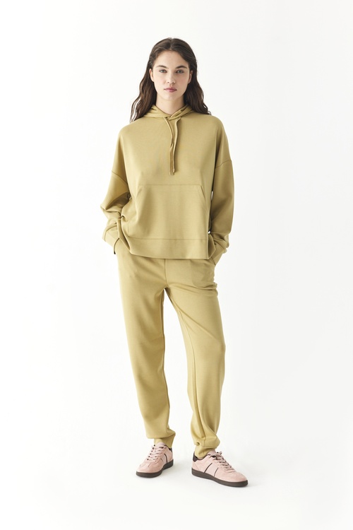  KAPÜŞONLU KARGO CEPLİ MODAL SWEATSHIRT