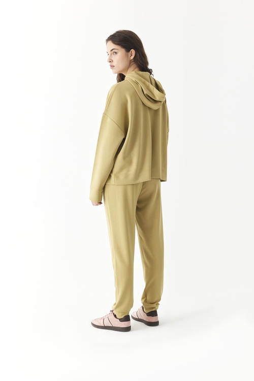  KAPÜŞONLU KARGO CEPLİ MODAL SWEATSHIRT