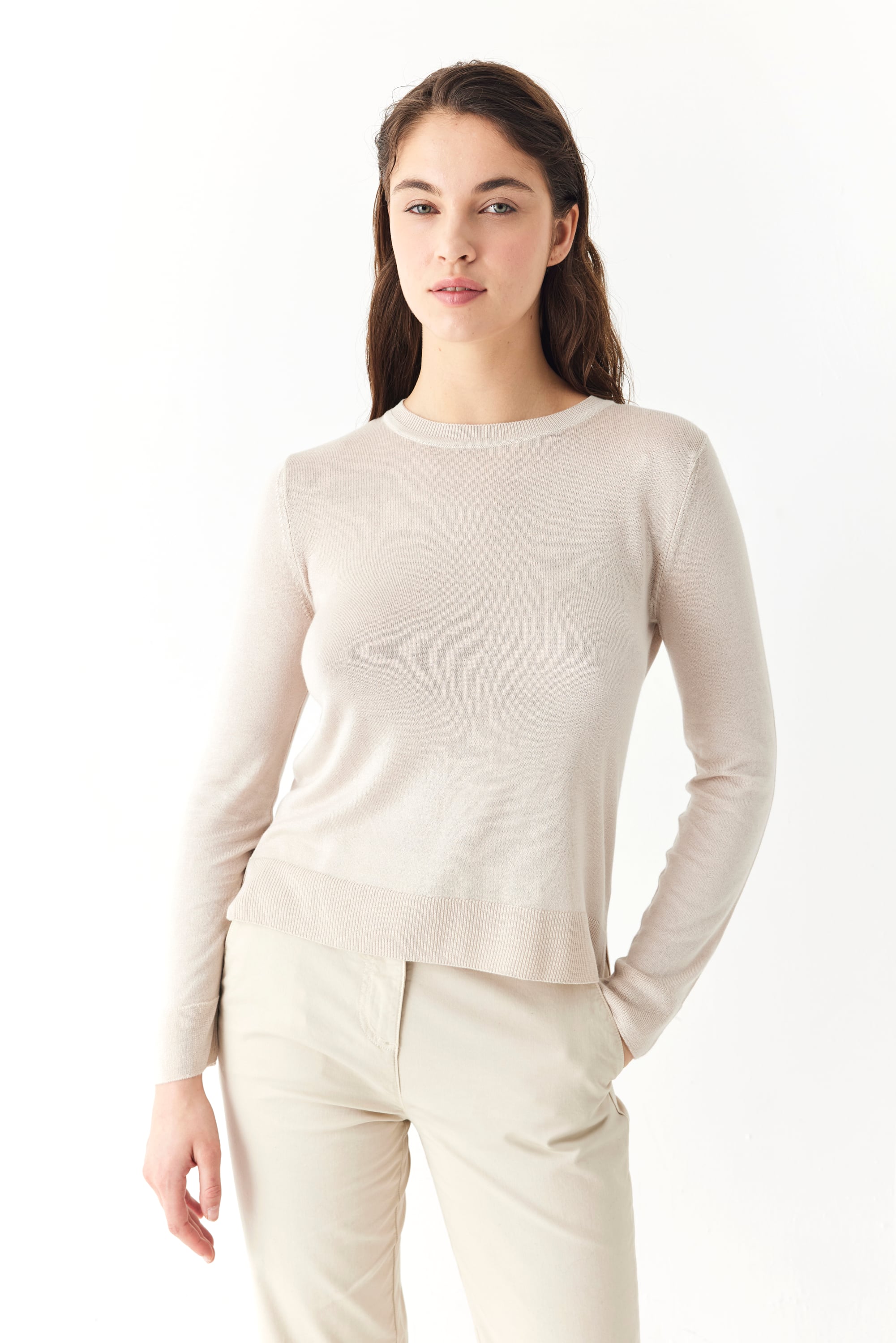 BİSİKLET YAKA TRİKO KAZAK