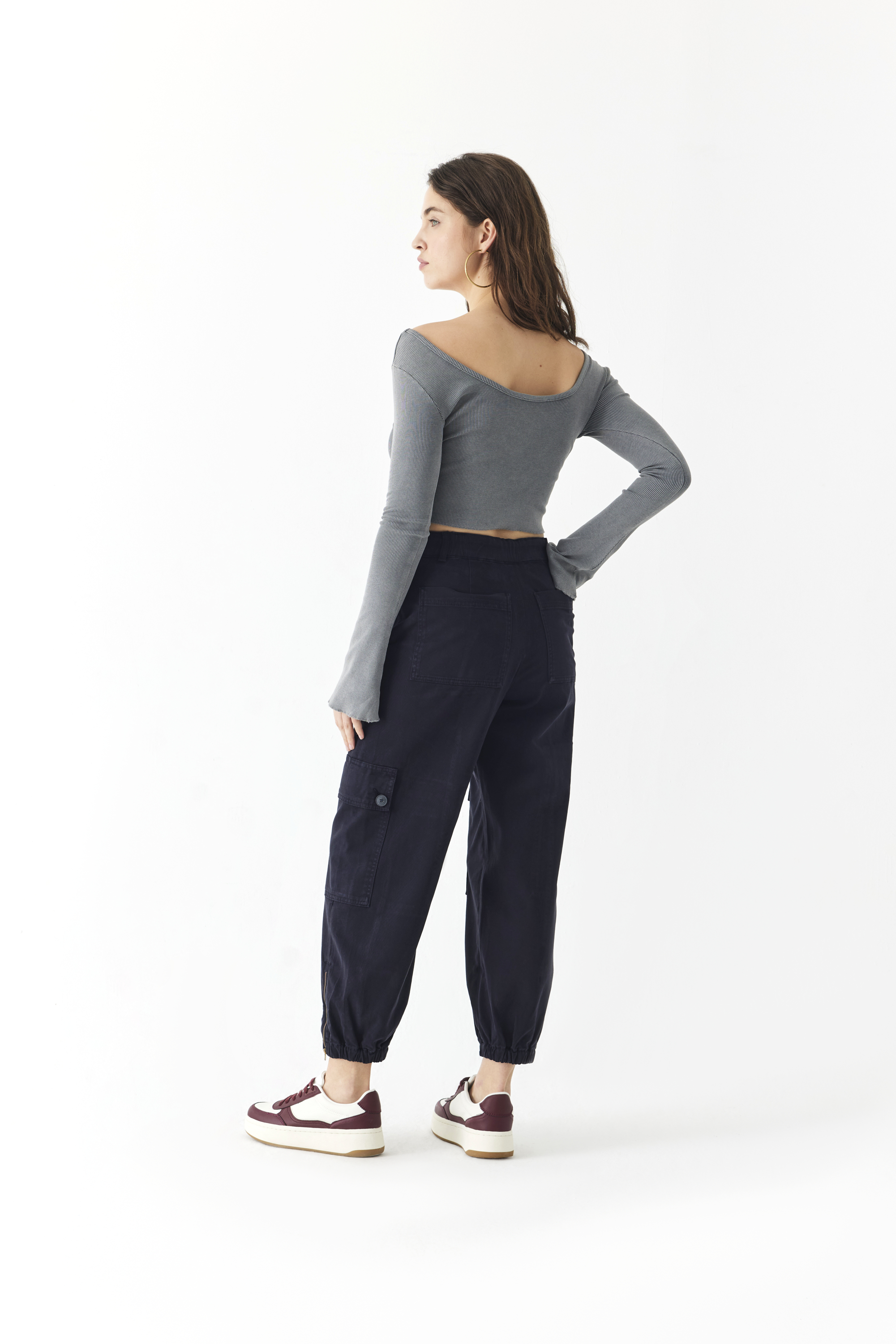 FERMUAR DETAYLI KARGO PANTOLON