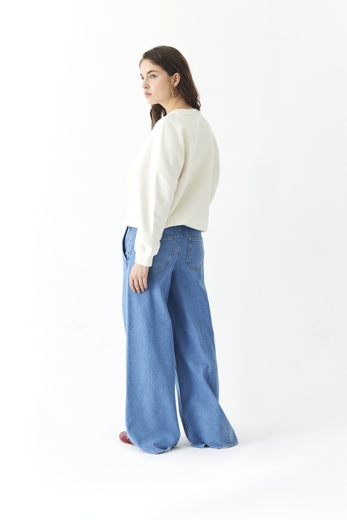 WIDE LEG BELİ BAĞLAMALI PANTOLON