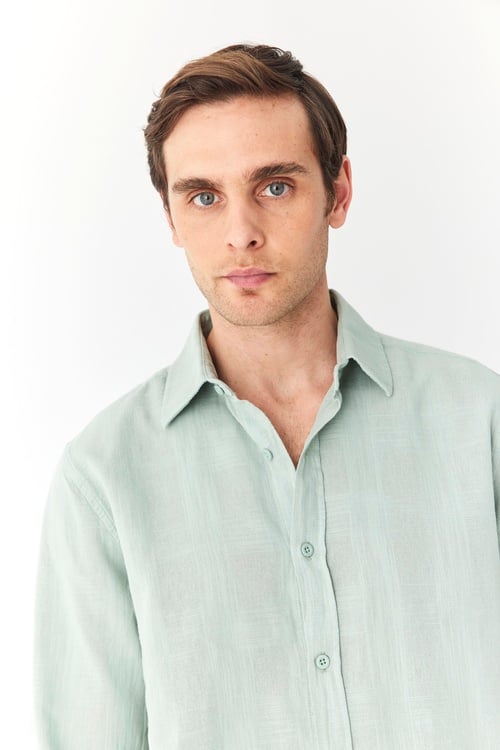  EKOSELİ REGULAR FIT UZUN KOLLU GÖMLEK