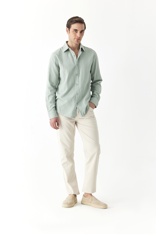  EKOSELİ REGULAR FIT UZUN KOLLU GÖMLEK