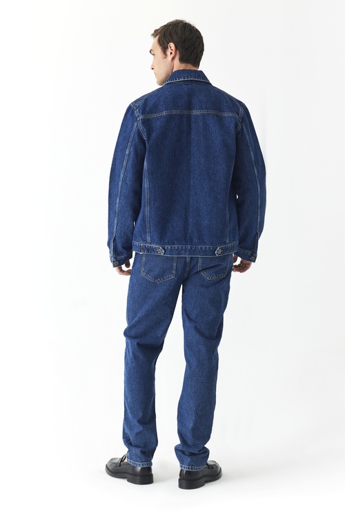  ÇOK CEPLİ JEAN CEKET